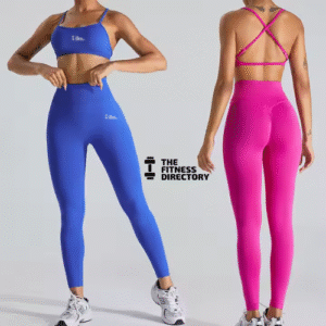 Seamless Women Gymwear Workout Bra Legging Set Compression Fitness Clothing