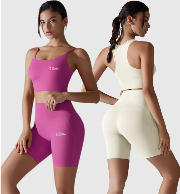 SoftFit Bra and Shorts Gym Set - Image 7