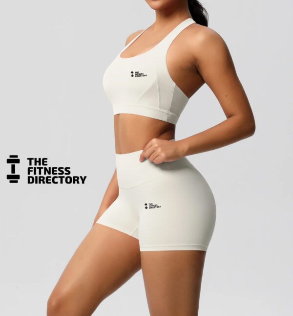 2 Piece AeroForm Shorts and Bra Gym Set - Image 2