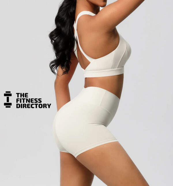 2 Piece AeroForm Shorts and Bra Gym Set - Image 3