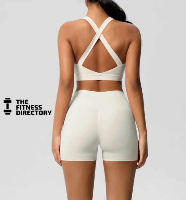 2 Piece AeroForm Shorts and Bra Gym Set - Image 4