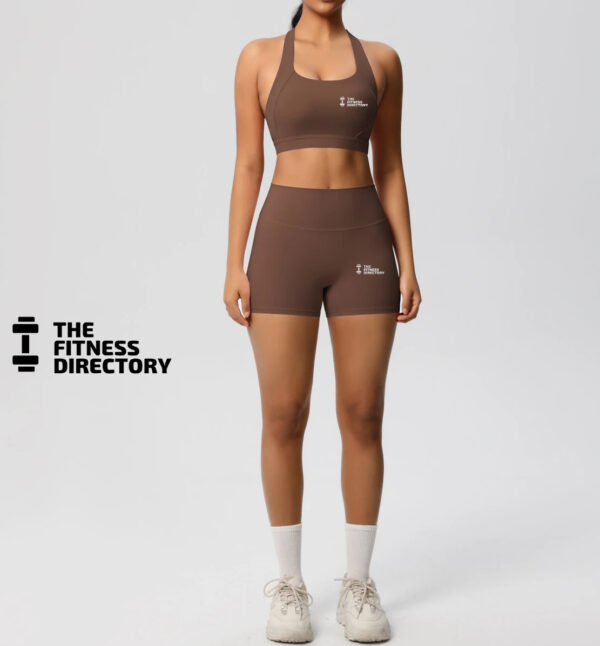 2 Piece AeroForm Shorts and Bra Gym Set - Image 11