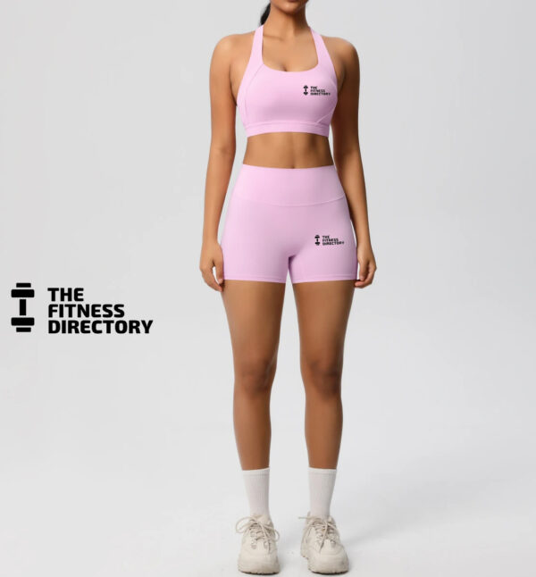 2 Piece AeroForm Shorts and Bra Gym Set - Image 12