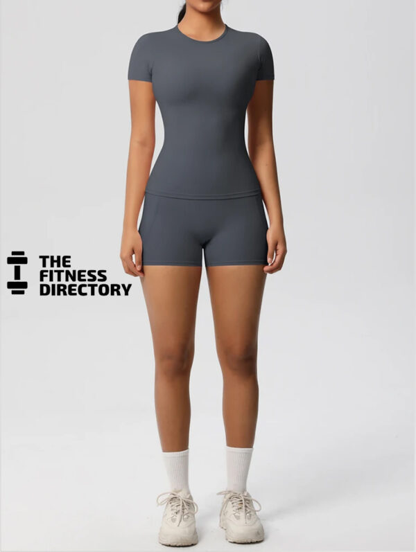 EmberFit Top and Shorts Gym Set - Image 7