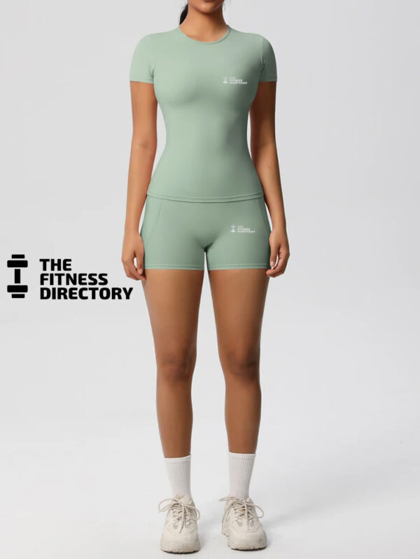 EmberFit Top and Shorts Gym Set - Image 19