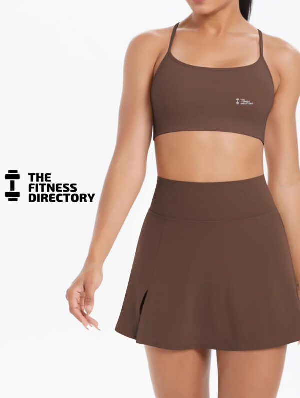 Padel Backless Bra and Skort Tennis Set - Image 3