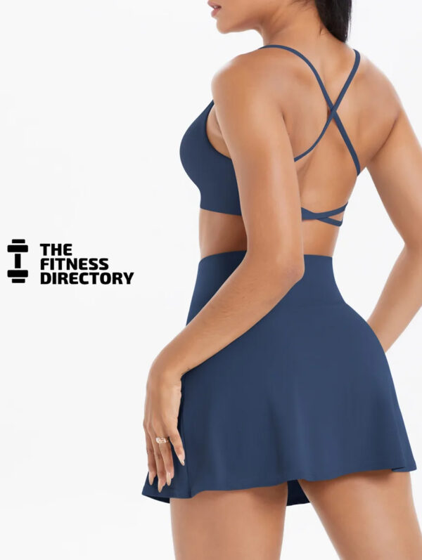 Padel Backless Bra and Skort Tennis Set - Image 5