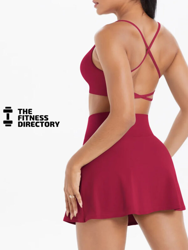 Padel Backless Bra and Skort Tennis Set - Image 9