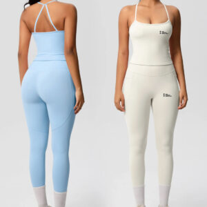PowerMuse Top and Leggings Gym Set