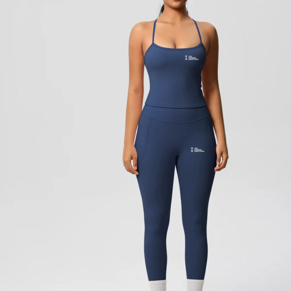 PowerMuse Top and Leggings Gym Set - Image 34