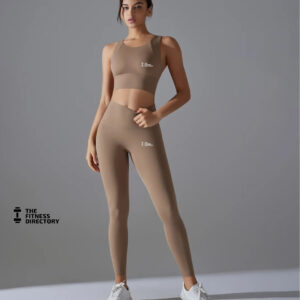 VivaWear High-Neck Bra and Legging Gym Set