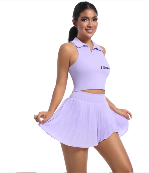 Pleated Padel Tennis Skirt and Top Set - Image 7