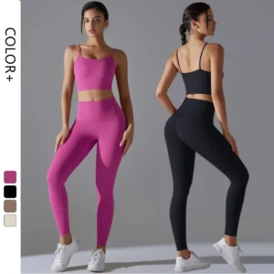 SoftFit Bra and Leggings Gym Set