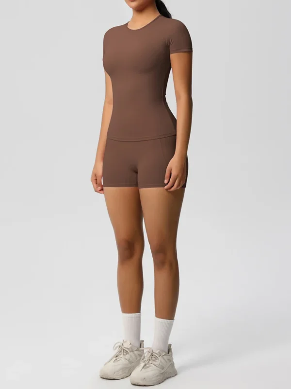 EmberFit Top and Shorts Gym Set - Image 3