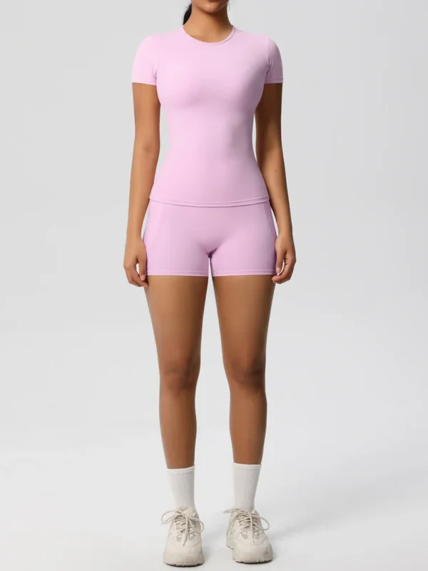 EmberFit Top and Shorts Gym Set - Image 48