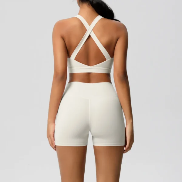 2 Piece AeroForm Shorts and Bra Gym Set - Image 5