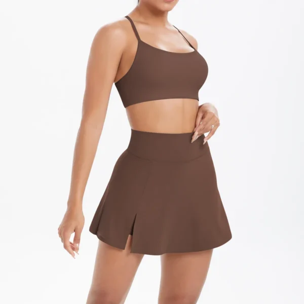 Padel Backless Bra and Skort Tennis Set - Image 4