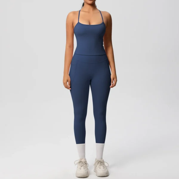 PowerMuse Top and Leggings Gym Set - Image 82