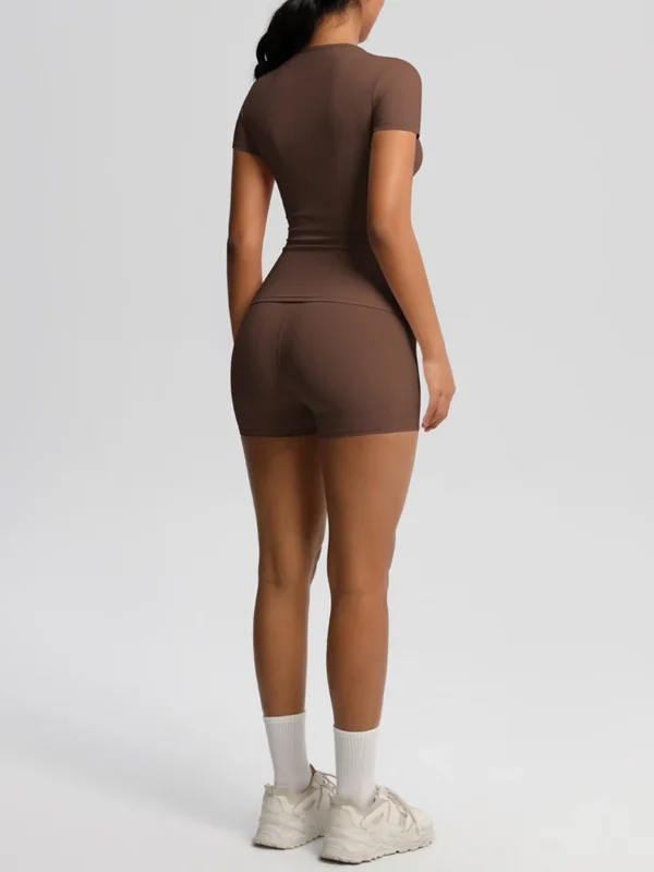 EmberFit Top and Shorts Gym Set - Image 7