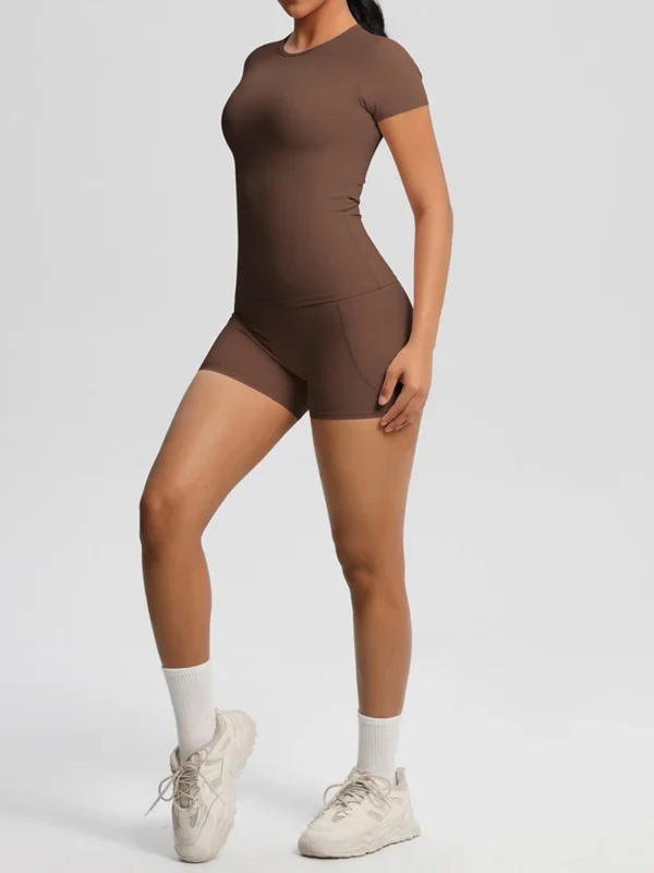 EmberFit Top and Shorts Gym Set - Image 5