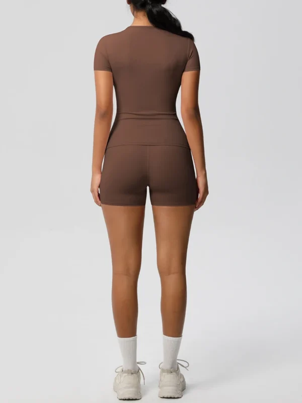 EmberFit Top and Shorts Gym Set - Image 6