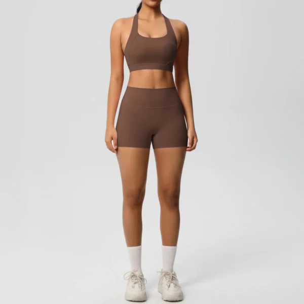 2 Piece AeroForm Shorts and Bra Gym Set - Image 34