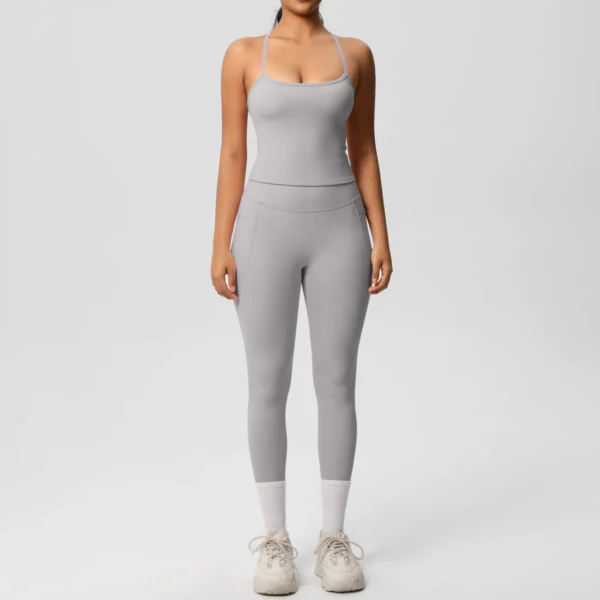 PowerMuse Top and Leggings Gym Set - Image 46