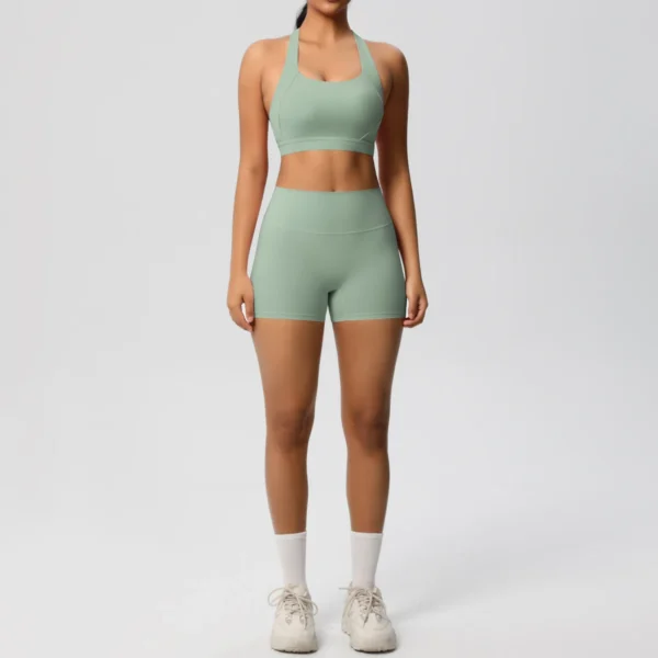 2 Piece AeroForm Shorts and Bra Gym Set - Image 10