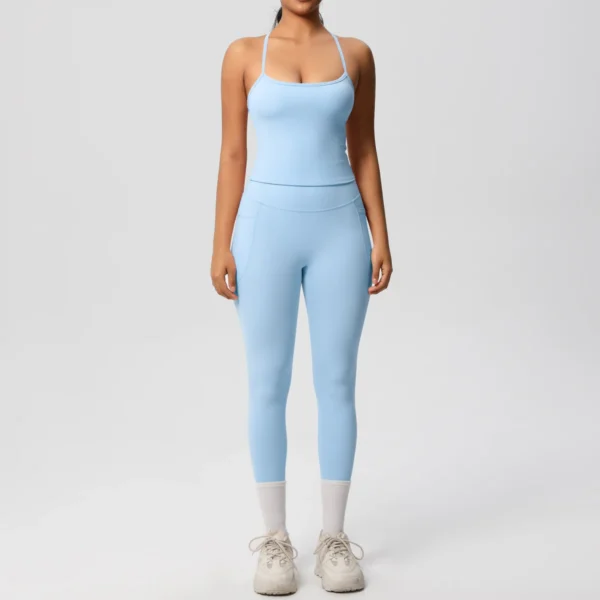 PowerMuse Top and Leggings Gym Set - Image 54