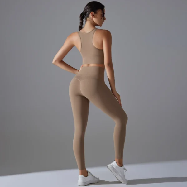 VivaWear High-Neck Bra and Legging Gym Set - Image 5