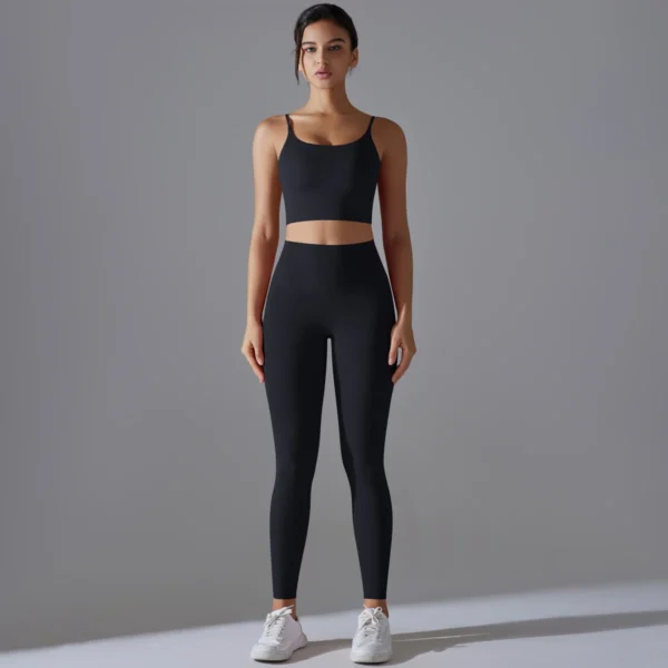 SoftFit Bra and Leggings Gym Set - Image 34