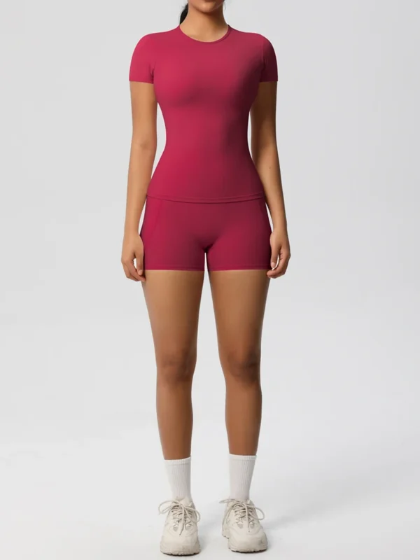 EmberFit Top and Shorts Gym Set - Image 46