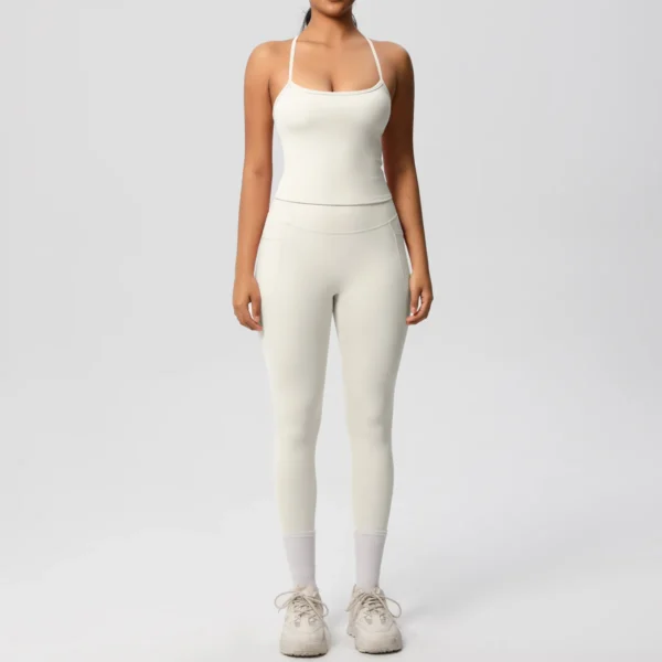 PowerMuse Top and Leggings Gym Set - Image 30
