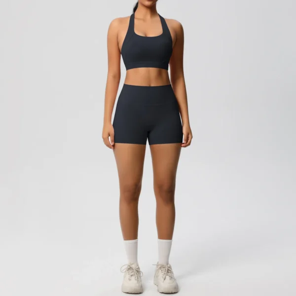 2 Piece AeroForm Shorts and Bra Gym Set - Image 32