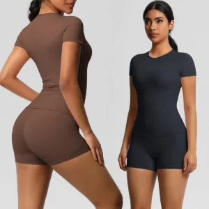 EmberFit Top and Shorts Gym Set