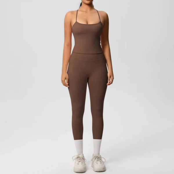 PowerMuse Top and Leggings Gym Set - Image 58