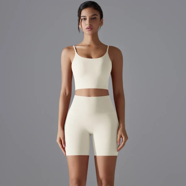 SoftFit Bra and Shorts Gym Set - Image 28