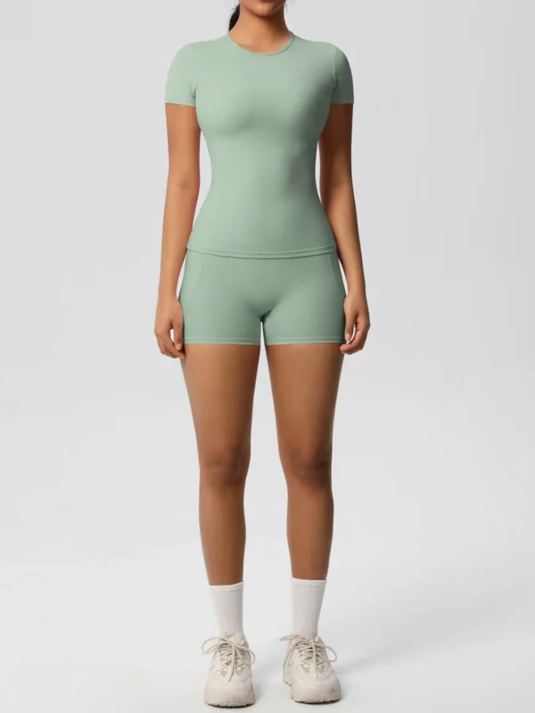 EmberFit Top and Shorts Gym Set - Image 72