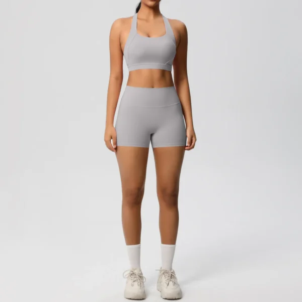 2 Piece AeroForm Shorts and Bra Gym Set - Image 72