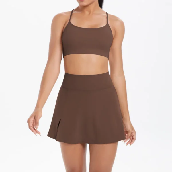 Padel Backless Bra and Skort Tennis Set - Image 3