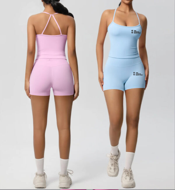 PowerMuse Top and Shorts Gym Set - Image 11