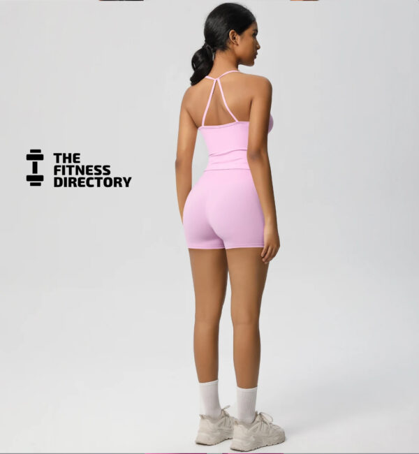 PowerMuse Top and Shorts Gym Set - Image 5